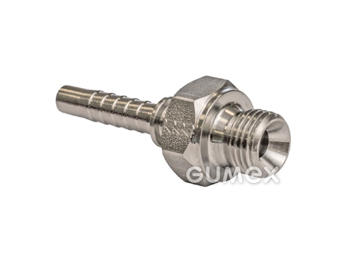 AGR, DN12, Außengewinde BSP 1/2", Dichtung am Konus 60°, rostfreier Stahl, 